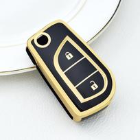 For Toyota Yaris Rav4 Highlander Auris Avensis Aygo Scion TC IM 2015 2016 Tpu Car Key Protective Cover Remote Key Case juoda