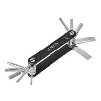 Andoer 10-in-1 Photographer Foldable Wrench Pocket Multitool Set Folding Screwdriver Tool Set with juoda