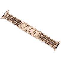 Watchband For Apple watch ultra2 band ultra 49mm 45mm 44mm 40mm 88 stainless steel ball  strap for iwatch series 9 8 7 6 5 4 se 3 bracelet 40mm beige