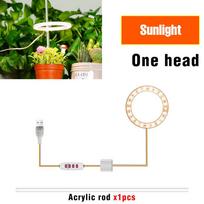 DC 5V LED Auginimo Lempa Viso Spektro Augalų Lempa Vidiniams Gėlėms Sėkloms Daržovėms Hidroponikai Auginimo Lempos Su Laikmačio Funkcija USB 5V