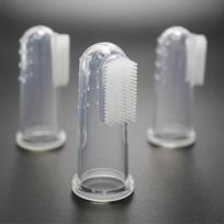 3pcs Pet Finger Toothbrush for Dogs and Cats - Ultra Soft Silicone Bristles Gently Remove Tartar and Bad Breath - Manual for Small and Large Pets 3pcs skaidri
