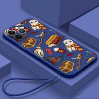 Animacinių filmų P-Potter Love telefono dėklas, skirtas Samsung Galaxy A73 A53 A33 A52 A32 A22 A71 A51 A21S A03S 4G 5G skystas virvės dangtelis Coque Capa Samsung A73 5G