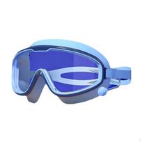Clear Vision Swimming Goggles Set with Ear Protection 13cmx5.5cm mėlyna