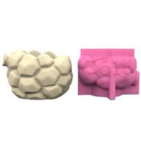 Fruit Themed Crafts Mold Succulent Flower Pots Mould  Silicone Molds  Epoxy Mould for  Enthusiasts pink
