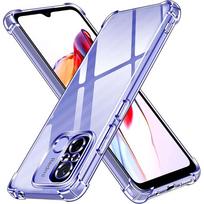 Skaidrus dėklas Xiaomi Redmi 12C 10C 10A telefonams, storas, smūgiams atsparus, minkštas silikoninis telefono dangtelis Redmi 10 2022, 10 Prime 2022, Redmi A1 Plus telefonams Redmi Note 9Pro Max skaidri