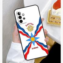Asirijos vėliava Asirietiškas dėklas Samsung Galaxy A54 A34 A14 A15 A35 A55 A52 A32 A12 A51 A71 A33 A23 A13 A53 Coque Samsung A52 blue