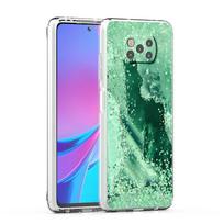 Rainbow Marble Phone Case For Xiaomi Poco X3 NFC F3 M3 X4 X5 Pro 5G Mi 11 12 Lite Ultra 11T 11X 12T Pro 11i Silicone Clear Cover Poco M4 Pro blue