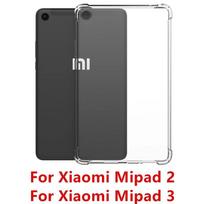 Airbag silicone Clear Case soft TPU for Xiaomi Mipad 2/3/4 Case Shockproof Transparent TPU Silicone Back Cover Tablet Capa Mipad 3 7.9 inch gryna
