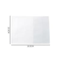 1 rinkinys kelioninis matinis paso dėklas su skyreliu, plastikinis paso apsaugas, ID kortelės laikiklis 3pcs gryna
