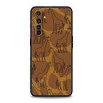 Phone Case For Realme 12 11 10 9 8 5G 7 6 GT5 GT3 GT2 Pro Plus C21 C11 C25 C35 For Realme GT Neo 2 3 3T 5 Cover giraffe Realme 10 gray