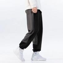 Men's Fall and Winter Thickened Pants Plus Size Sweatpants Harlan Pants XS black
