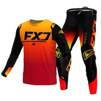 Motocross Jersey & Pant Kits lenktynių kostiumas Racer Gear Set Off-road MX Enduro MOTO Vyriški rinkiniai Moterų kalnų kalnų motociklų kombinacija M-32 red