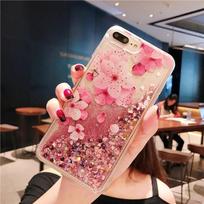Peach Blossom Xiaomi 10 Case, Redmi Note 11 Glitter Quicksand Anti-Fall Cover. Protect your phone in style with this trendy, high-quality case. Redmi Note 10S beige