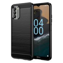 Carbon Fiber Texture TPU Case for Nokia G310 G22 G42 G60 G400 G11 G22 G50 G10 G20 Shockproof Protective Textured Business Full Protection Cover For Nokia G310 juoda