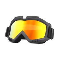 1 vnt apsauginiai akiniai, vėjui ir smėliui atsparūs lauko motociklų akiniai, visureigių motociklų slidinėjimo akiniai yellow