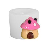 3D Mushroom Silicone Mold Wax Melt Polymer Aromatherapy Making Handmade Cupcake Jelly Mould Decorating Supplies 4