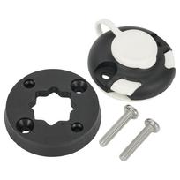 Kayak Flag Base Rail Mount Replacement For Marine Yacht Fising Boat Canoe white