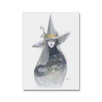 Witches Magic Canvas Painting Nordic Posters and Prints Casual Witch Wall Pictures for Living Room Home Decor Gifts No Frame 21*30cm No Frame
