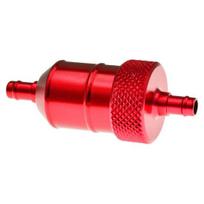 Aliuminio lydinio 8mm Alyvos Dujų Kuro Filtras Valiklis Motociklui Pit Dirt Bike raudona