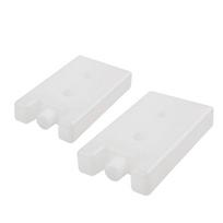 Ice Pack Box Empty Ice Block Lunch Box Pair Plastic white