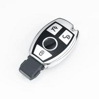 TPU automobilio rakto dėklo dangtelio apsauga, skirta Mercedes Benz CLS CLA GL R SLK AMG ABCS klasės nuotolinio valdymo priedai sidabras
