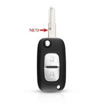 2/3 mygtukų nuotolinio valdymo atlenkiamas automobilio rakto korpusas, dangtelis Renault Clio Megane Kangoo 2 Modus VA2 geležtė, automobilio priedai