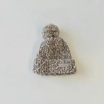 Chic Warm Kids Beanie for Boy Girl Fashion Retro Knitted Hat Furry Ball Autumn Winter Warm Fleece Plush Children Crochet Bonnet 3-8 Year gray