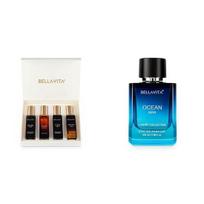 Bella Vita Luxury Man 4 x 20 ml with KLUB OUD CEO G.O.A.T Woody Citrusy Men Ocean Aquatic Eau De Parfum blue