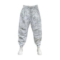 Men's Cargo Pants Drawstring Waistband Baggy Jogger Pants Loose Fit Printed Harem Pants with M balta