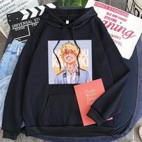 My Hero Academia Katsuki Bakugo Hoodies Sweatshirt Japanese Anime Streetwear Kawaii Cartoon Unisex Pullover Casual Winter Hoodies 4XL yellow