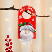 Christmas KT Board Doll Doorknob Hanging Christmas Pendant Hotel Shopping Mall Home Christmas Decorations Old man