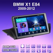 2 DIN Android automobilio radijas, skirtas BMW X1 E84 2009-2012 daugialypės terpės grotuvo galvos blokas Stereo GPS navigacija WIFI 1+16GB 1+16GB blue