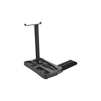 Dual Charging Station for PS5 Disc & Digital Edition Cooling Fan, Game Accessories Organizer 20 Game Slots Storage for PS5 Console, Headset Stand Package:18.7*33.7*5.6cm juoda