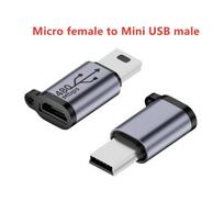 TypeC Moteriškas į Mini USB / Type C Moteriškas į Micro USB / Micro USB Moteriškas į Type C / Micro USB Moteriškas į Mini USB Jungties Adapteris Micro to Mini USB