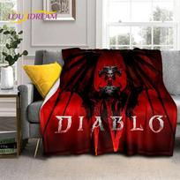 Diablo 3D Retro Game Gamer Soft Flannel Blanket for Beds Bedroom Sofa Picnic,Throw Blanket for Cover Outdoor Leisure Nap Gift 30x40in