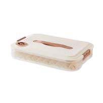 Dumpling Storage Box Freezer Box Refrigerator Frozens Dumplings Multi-layer Food Grade Wontons Box Household Dumpling Quick-frozen Crisper One Size white