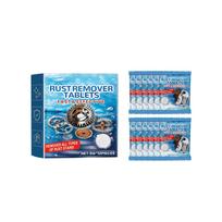 Remover Tablets,Stain Remover,Effervescent Tablets, Removal Cleaning Tablets, Powerful Decontamination And Anti- Cleaning Box, Maintenance Of Metal mėlyna