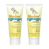 Fixderma Shadow Apsauginis kremas nuo saulės SPF 30+ Gelis PA+++ | Apsauginis kremas nuo saulės riebiai odai | Apsauginis kremas nuo saulės SPF 30 | UVA ir UVB apsauga - 40 g (Pakuotėje 2 vnt)
