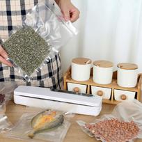 Vakuuminio sandarinimo mašina - maisto vakuuminio sandarinimo mašina - automatinė maisto vakuuminio sandarinimo mašina maisto konservavimui, sandarinimo pakavimo sistema - nemokama 20 Vac Free Size balta