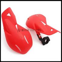 Motorcycle Handguards Hand Guards Protectors Motorbike Motocross Universal 22mm Bar Guard Handlebar Protective Guards raudona