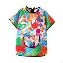 Art Smock for Kids, Children Play Apron, Soft Practical Baby Eating Bibs, Painting L