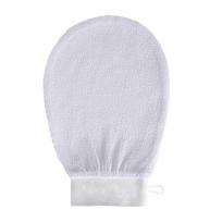 Rayon Bath For Peeling Šveičiamoji pirštinė dušo šveitimui Pirštinės kūno masažas Sponge Wash odą drėkinančios SPA putos balta
