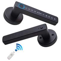 Wafu Smart Lock Keyless Entry Door Lock with BLE Gateway Handle Password Door Lock TY App Remote juoda