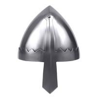 Norman Nasal helmet- 18 Gauge Steel Gift for LARP Reenactment gray