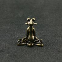 Nauji retro variniai smilkalų lizdai Zen varlių papuošalai Tvirtas varis varlių arbata naminių gyvūnėlių smilkalų laikiklių papuošalai