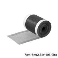 1 vnt. plaukų gaudyklė, dušo kanalizacijos išleidimo kamštis, nupjaunamas kriauklės koštuvas, filtro tinklelio lipdukai 7cm*5m black