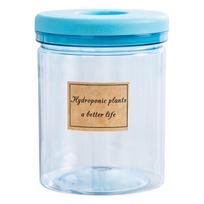 Odorless Lazy Hydroponic Flower Pot Wear-resistant Transparent Bottle Plant Pot  Home Decor mėlyna