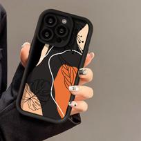 Telefono dėklas, skirtas iPhone 16 13 11 Pro Max iPhone 11 13 16 Samsung S24 Ultra Samsung A54 Redmi note 12 11 Infinix Case iPhone 7&8 juoda