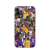Case - Maniacase - iPhone 15 Pro Max - Black - Kobe Bryant - Soft juoda