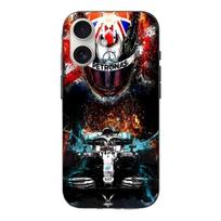 Coque Maniacase pour Iphone 16 lewis hamilton mercedes 44
